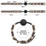 Rebellion Reign Ball Gag – Luxury Faux Leather Ball Gag with Antique Bronze Spikes > Bondage Gear > Gags and Bits - Tophatter Daily Deals