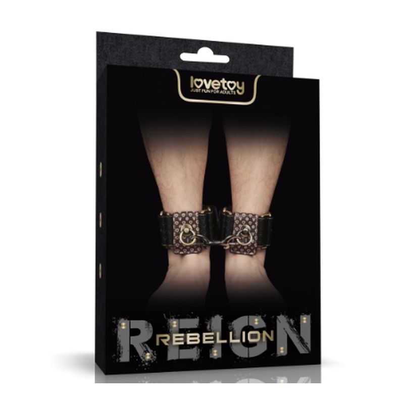 Deluxe Ankle Cuffs – Luxury PU Ankle Cuffs with Bronze Spikes > Bondage Gear > Restraints - Tophatter Daily Deals