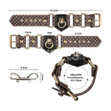 Deluxe PU Handcuffs With Vintage Bronze Spikes – Luxury Restraint Accessory > Bondage Gear > Restraints - Tophatter Daily Deals