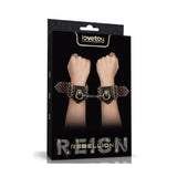 Deluxe PU Handcuffs With Vintage Bronze Spikes – Luxury Restraint Accessory > Bondage Gear > Restraints - Tophatter Daily Deals