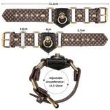 Rebellion Reign Hogtie Set – Bronze Spiked Handcuffs and Ankle Cuffs Restraint Set > Bondage Gear > Restraints - Tophatter Daily Deals