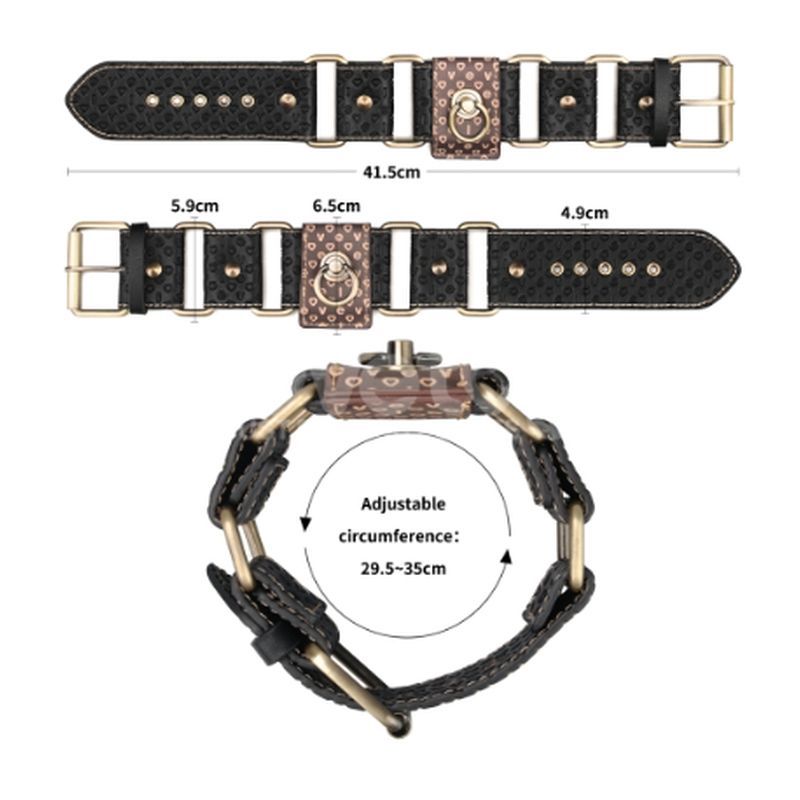 Rebellion Reign Hogtie Set – Bronze Spiked Handcuffs and Ankle Cuffs Restraint Set > Bondage Gear > Restraints - Tophatter Daily Deals