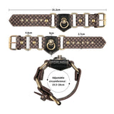 Rebellion Reign Hogtie Set – Bronze Spiked Handcuffs and Ankle Cuffs Restraint Set > Bondage Gear > Restraints - Tophatter Daily Deals