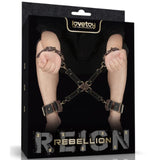 Rebellion Reign Hogtie Set – Bronze Spiked Handcuffs and Ankle Cuffs Restraint Set > Bondage Gear > Restraints - Tophatter Daily Deals