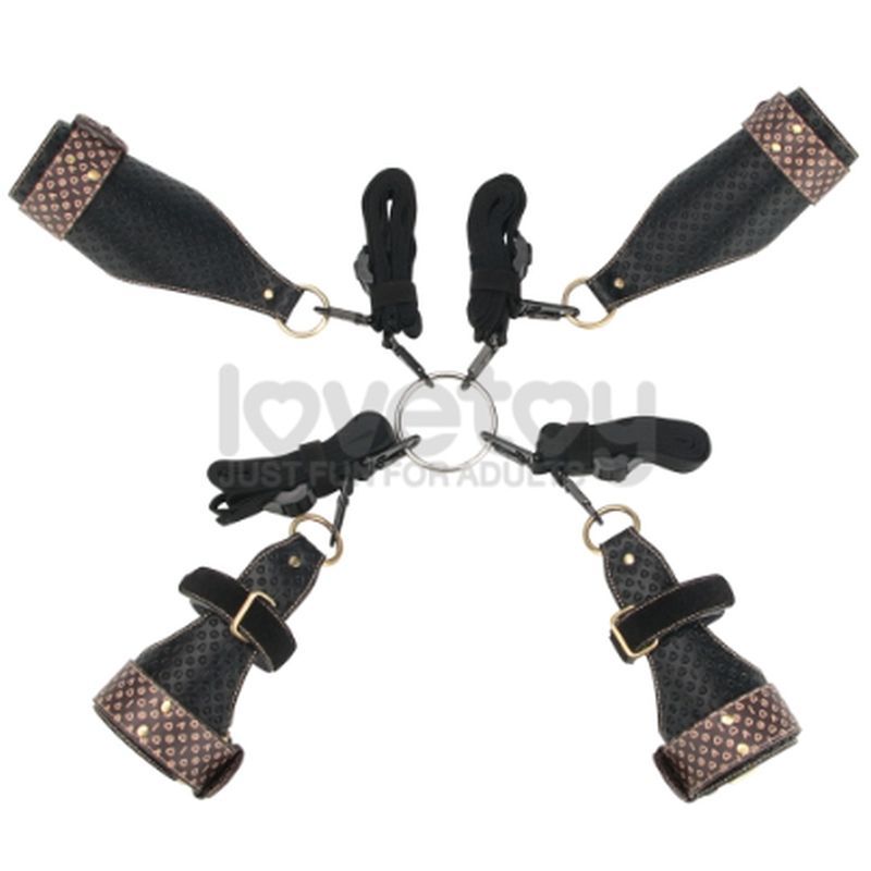 Rebellion Reign Under Mattress Restraint Set – Adjustable Nylon Straps Bondage Restraint > Bondage Gear > Bed Restraints - Tophatter Daily Deals