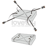 Rebellion Reign Under Mattress Restraint Set – Adjustable Nylon Straps Bondage Restraint > Bondage Gear > Bed Restraints - Tophatter Daily Deals