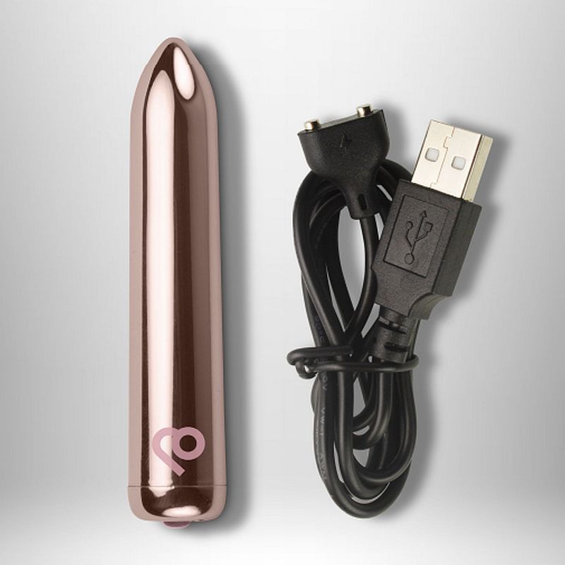 Golden Rose Rechargeable Bullet Vibrator – Sleek Compact Powerful Vibrator > Vibrators > Mini Vibrators - Tophatter Daily Deals