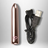 Golden Rose Rechargeable Bullet Vibrator – Sleek Compact Powerful Vibrator > Vibrators > Mini Vibrators - Tophatter Daily Deals