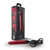 Poppy Red Rechargeable Bullet Vibrator – Sleek Compact Rechargeable Vibrator > Vibrators > Mini Vibrators - Tophatter Daily Deals