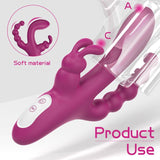 Joker Triple Ecstasy (Pink) – Luxury 8.5 Inch Silicone Triple Stimulation Vibrator with 9 Vibration Modes > Vibrators > Ladies > Rabbit Multi - Tophatter Daily Deals