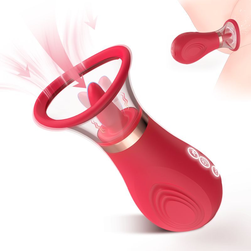 Sybil 3-in-1 – Waterproof Sucking Licking Tickling Stimulator > Sex Toys For Ladies > Clitoral Vibrators and Stimulators - Tophatter Daily Deals