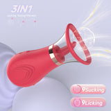 Sybil 3-in-1 – Waterproof Sucking Licking Tickling Stimulator > Sex Toys For Ladies > Clitoral Vibrators and Stimulators - Tophatter Daily Deals