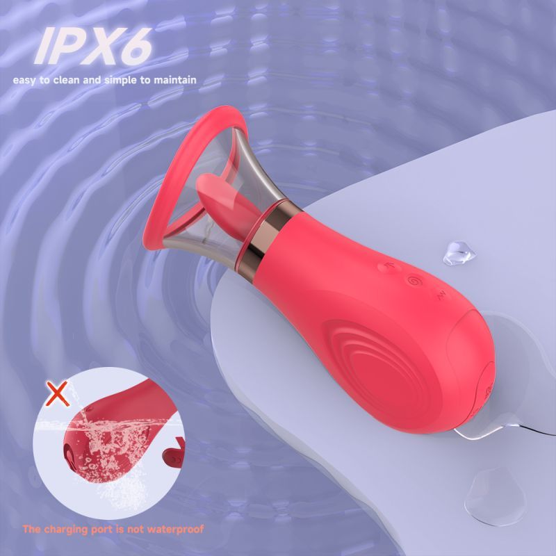 Sybil 3-in-1 – Waterproof Sucking Licking Tickling Stimulator > Sex Toys For Ladies > Clitoral Vibrators and Stimulators - Tophatter Daily Deals