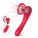 Trumpet 3-in-1 Sucking Licking Vibrating Vaginal Stimulator – Waterproof Rechargeable Vibrator > Sex Toys For Ladies > Clitoral Vibrators and Stimulators - Tophatter Daily Deals
