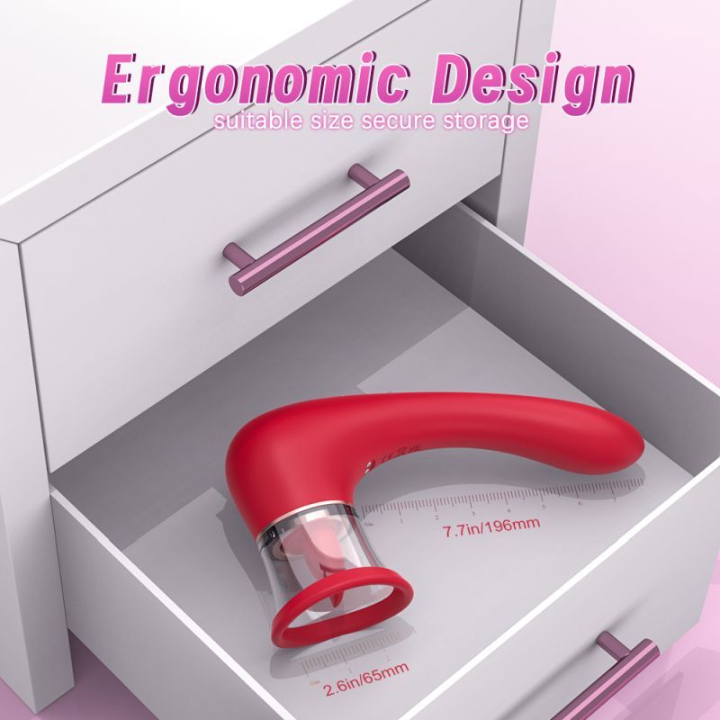 Trumpet 3-in-1 Sucking Licking Vibrating Vaginal Stimulator – Waterproof Rechargeable Vibrator > Sex Toys For Ladies > Clitoral Vibrators and Stimulators - Tophatter Daily Deals
