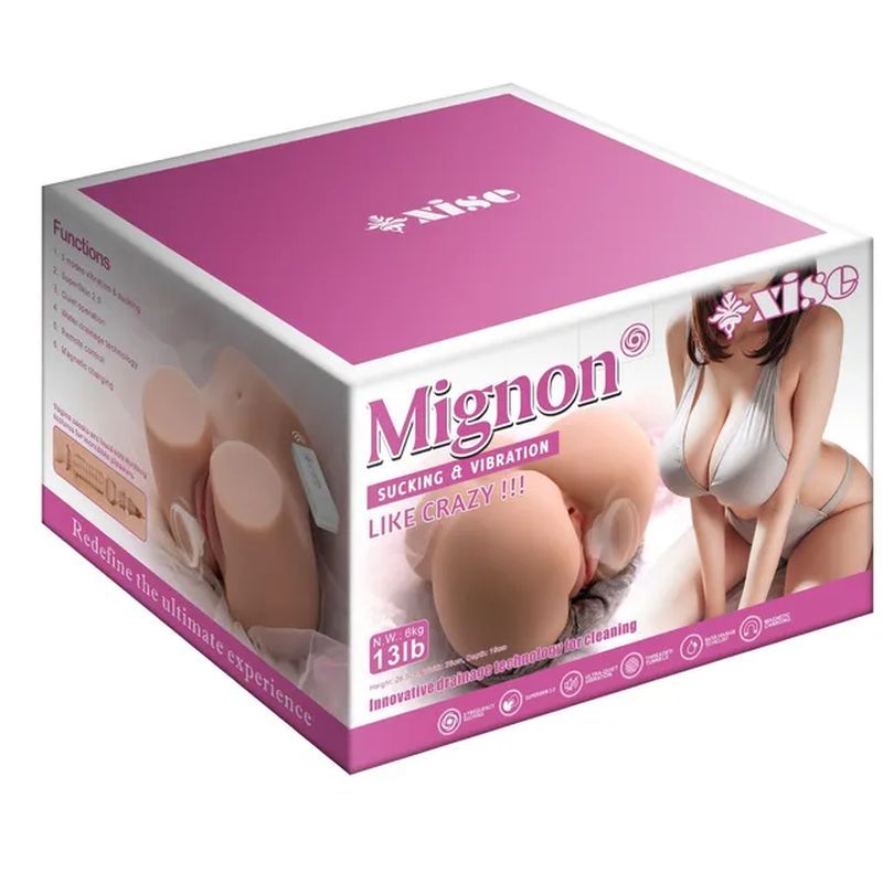 Mignon USB Auto Suction Masturbator Torso with Remote – Waterproof Vibrating Masturbator > Sex Toys For Men > Assbators - Tophatter Daily Deals
