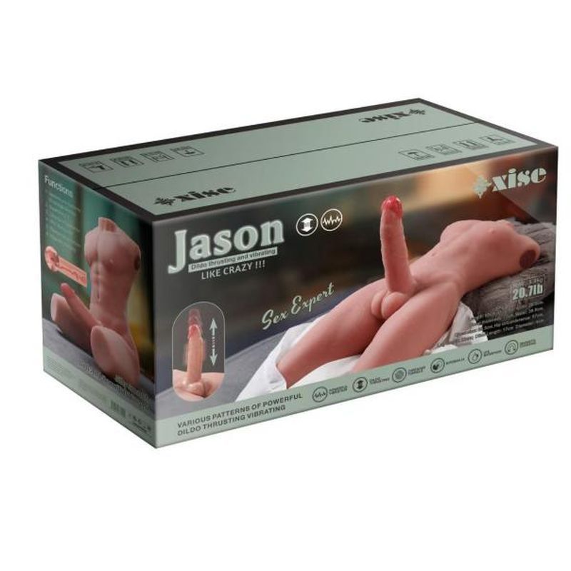 Jason 17cm USB Auto Thrusting Male Torso – Realistic Sculpted Masturbator > Sex Toys > Sex Dolls > Premium - Tophatter Daily Deals