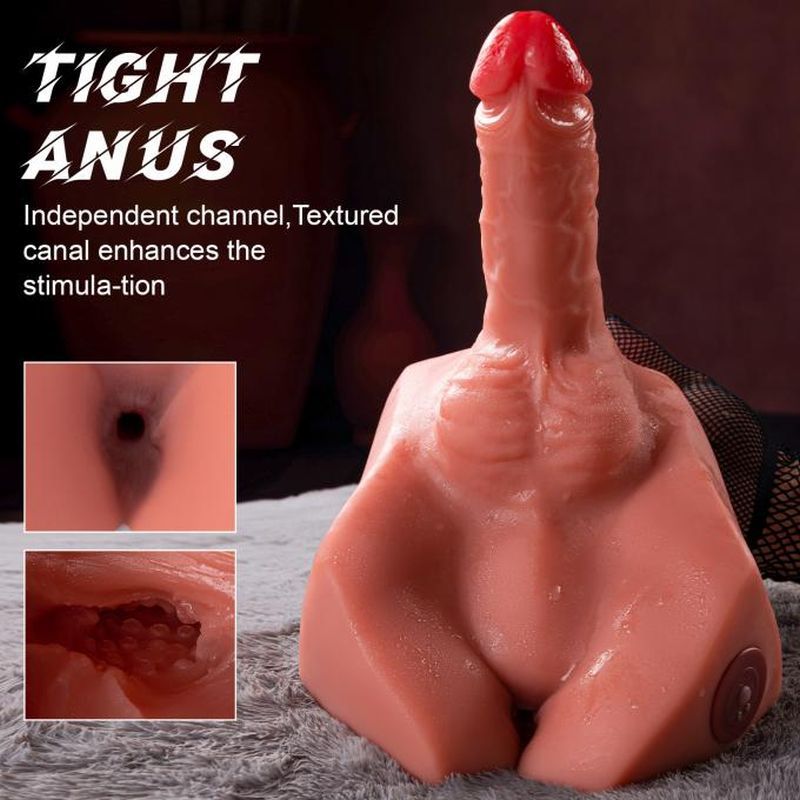 Michael 2.5kg USB Auto Thrusting Male Torso with 20cm Realistic Cock – Powerful Vibration Male Masturbator > Sex Toys > Sex Dolls > Premium - Tophatter Daily Deals