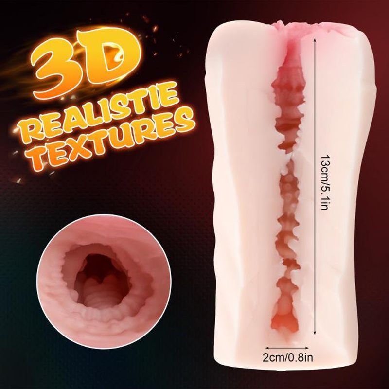 Penny Pussy Dual Layer – Vibrating Masturbator with 10 Vibration Modes > Sex Toys For Men > Masturbators > Vibrating - Tophatter Daily Deals