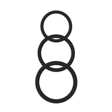 Magnum Force (Black) – Silicone Cock Ring Set with Three Sizes > Cock Ring > Sets - Tophatter Daily Deals