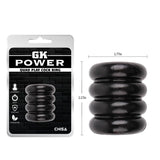 Quadplay Cock Ring – Stretchy Phthalate-Free Constriction Ring > Sex Toys For Men > Ball Stretchers - Tophatter Daily Deals