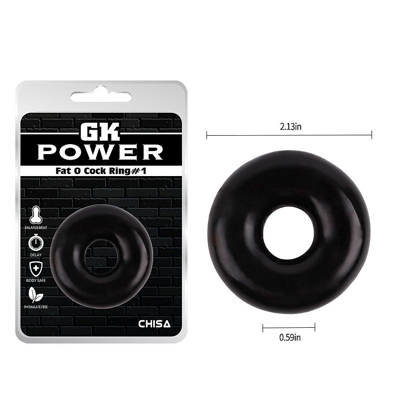 Mega Fat O Cock Ring – 5.9 cm Diameter TPE Cock Ring > Cock Ring > Single - Tophatter Daily Deals