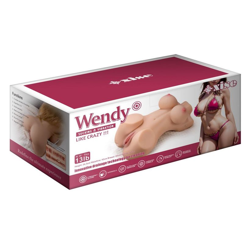 Wendy 6kg Remote-Controlled Female Torso (T-Skin) – Lifelike Vibrating Masturbator > Sex Toys > Sex Dolls > Premium - Tophatter Daily Deals