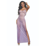 DreamGirl Ombre Glitter Mesh Gown Lilac – Luxury Mesh Lingerie Gown > Clothes > Dresses and Chemises - Tophatter Daily Deals