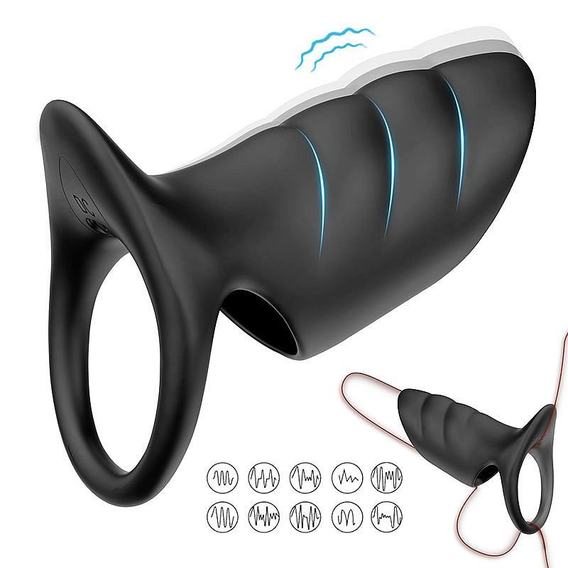 Surge Vibrating Penis Sleeve Cock Ring – Body-Safe Silicone Sleeve > Sex Toys > Couples Toys - Tophatter Daily Deals