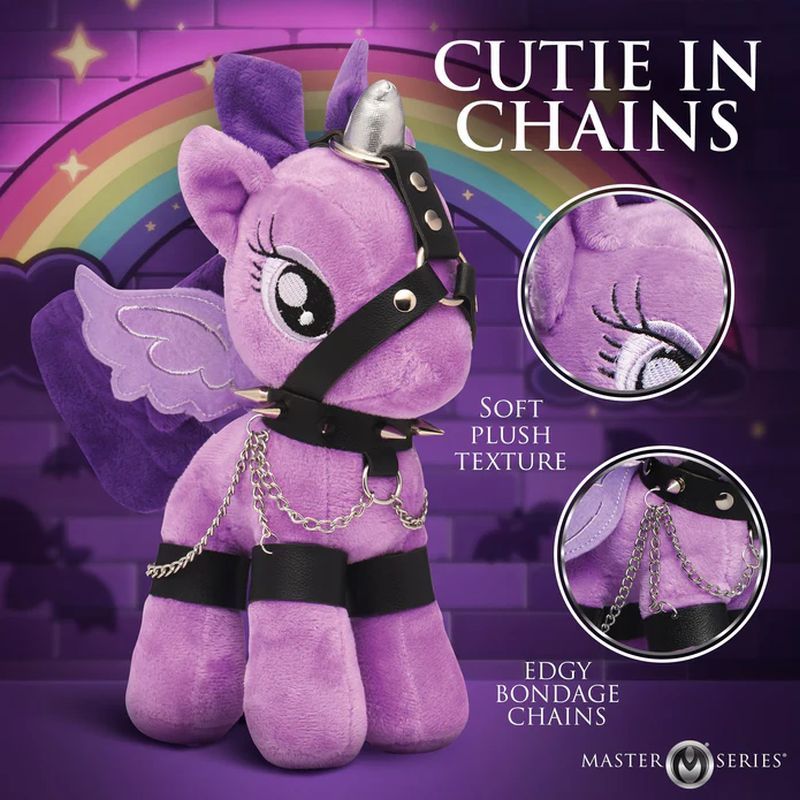 Raven Plum Bondage Pony Plush – Adult Fantasy Fetish Toy > Novelties > Gag Gifts - Tophatter Daily Deals