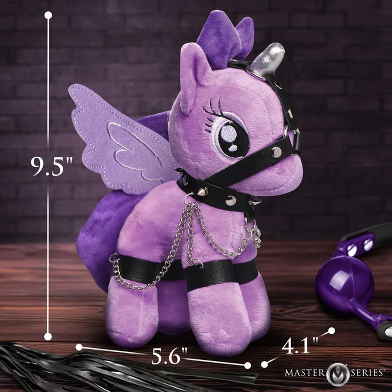 Raven Plum Bondage Pony Plush – Adult Fantasy Fetish Toy > Novelties > Gag Gifts - Tophatter Daily Deals