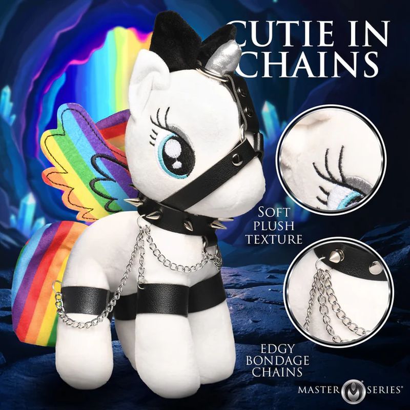 Prism Pearl Bondage Pony – Plush Bondage Accessory > Novelties > Gag Gifts - Tophatter Daily Deals