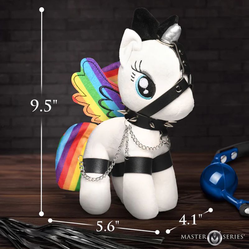 Prism Pearl Bondage Pony – Plush Bondage Accessory > Novelties > Gag Gifts - Tophatter Daily Deals