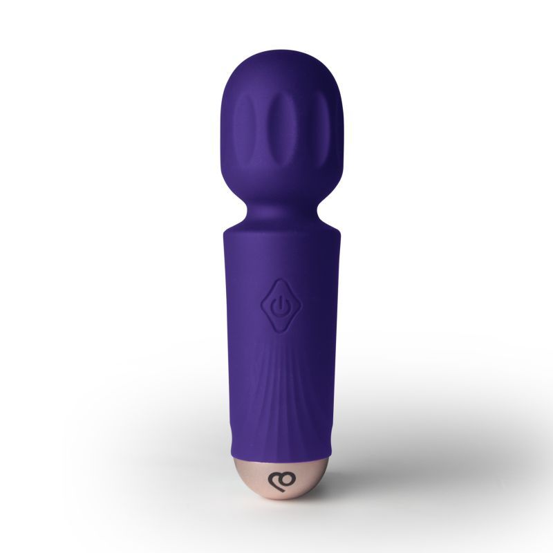 Violet Dream (Purple) – Waterproof Rechargeable 16-Mode Silicone Mini Wand Vibrator > Sex Toys > Mini Massagers - Tophatter Daily Deals