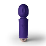 Violet Dream (Purple) – Waterproof Rechargeable 16-Mode Silicone Mini Wand Vibrator > Sex Toys > Mini Massagers - Tophatter Daily Deals
