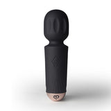 Black Tulip Rechargeable Mini Wand (Black) – Waterproof Silicone Wand with 16 Modes > Sex Toys > Mini Massagers - Tophatter Daily Deals