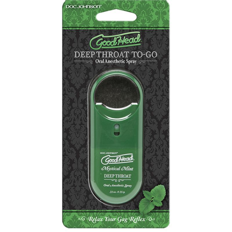 GoodHead To Go Deep Throat Spray (Mint) – 9ml Desensitizing Spray > Lube > Oral Gels & Sprays - Tophatter Daily Deals