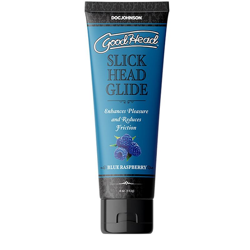 Slick Head Glide – Water-Based Blue Raspberry Flavored Personal Lubricant 4 Oz > Lube > Flavoured - Tophatter Daily Deals