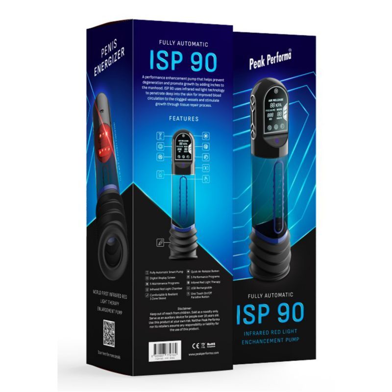 ISP90 Curve Infrared Automatic LCD Penis Pump – Powerful Suction Device > Pumps > Penis Pumps Electric - Tophatter Daily Deals