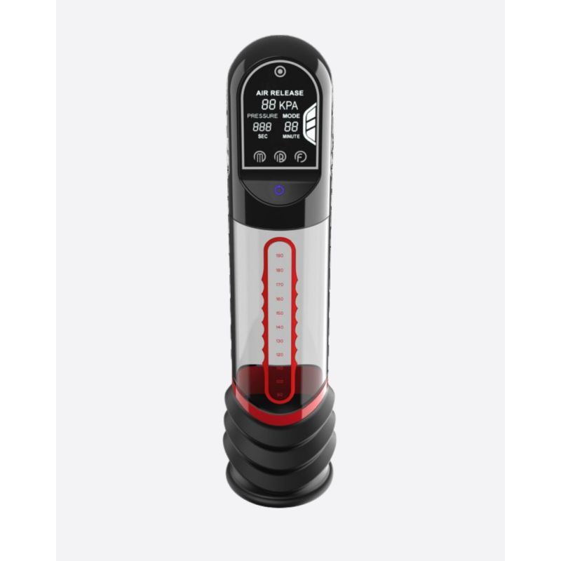Peak Performance Curve Infrared Automatic Penis Pump (Red) – LCD Display > Pumps > Penis Pumps Electric - Tophatter Daily Deals