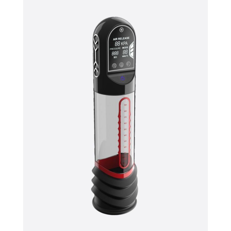 Peak Performance Curve Infrared Automatic Penis Pump (Red) – LCD Display > Pumps > Penis Pumps Electric - Tophatter Daily Deals