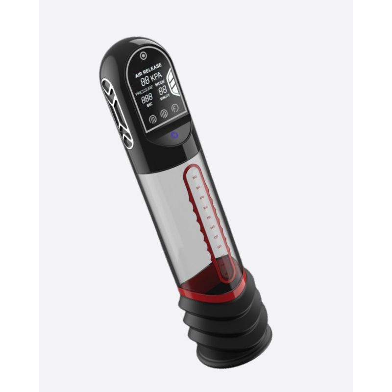 Peak Performance Curve Infrared Automatic Penis Pump (Red) – LCD Display > Pumps > Penis Pumps Electric - Tophatter Daily Deals