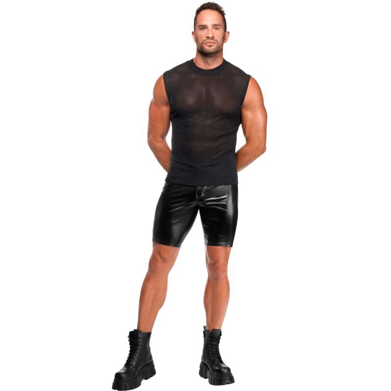 Onyx Skin Tank – Sleeveless Transparent Mesh Lingerie Top > Clothes > Mens Apparel - Tophatter Daily Deals