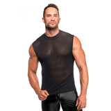 Onyx Skin Tank – Sleeveless Transparent Mesh Lingerie Top > Clothes > Mens Apparel - Tophatter Daily Deals