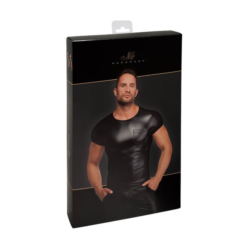 Vexen Vexen Tee – Powerwetlook High-Gloss Tight-Fit Top > Clothes > Mens Latex - Tophatter Daily Deals
