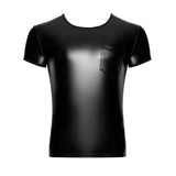 Vexen Vexen Tee – Powerwetlook High-Gloss Tight-Fit Top > Clothes > Mens Latex - Tophatter Daily Deals