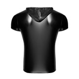 Vexen Hooded T-Shirt – Powerwetlook Fabric Shirt > Clothes > Mens Apparel - Tophatter Daily Deals