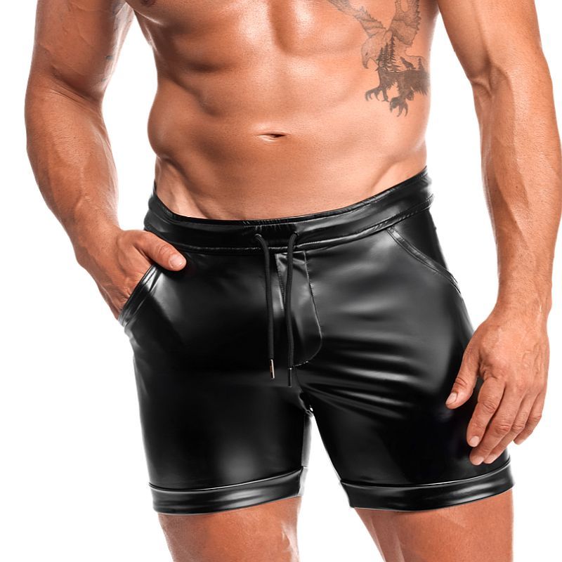 Rogue Shorts – High-Shine Powerwetlook Sculpted Shorts > Clothes > Mens Latex - Tophatter Daily Deals