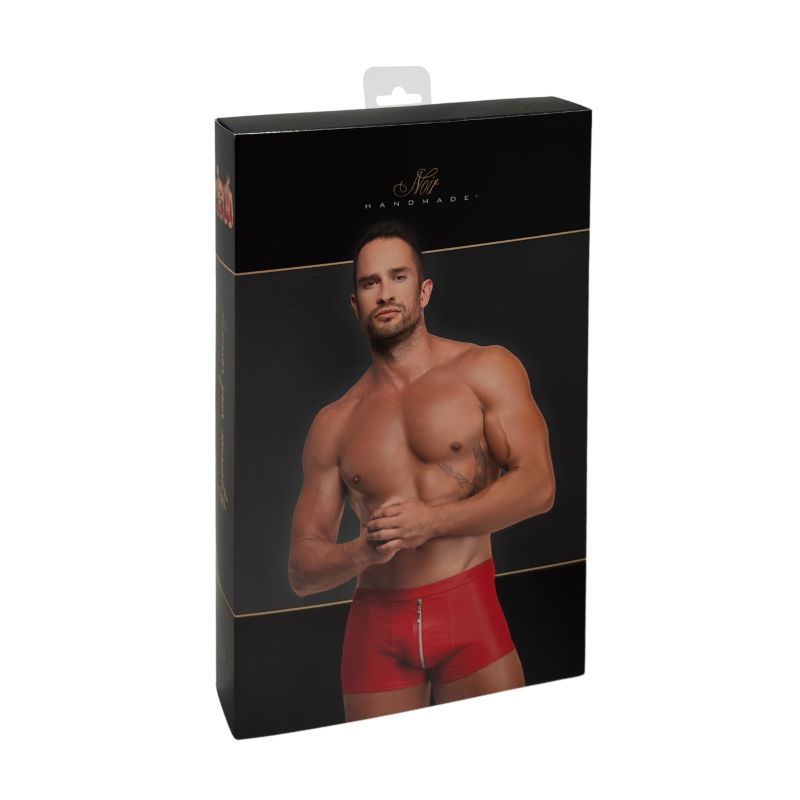 Red Ignite Shorts – Glossy Powerwetlook Sculpted Shorts > Clothes > Mens Latex - Tophatter Daily Deals