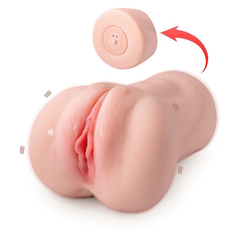 Elaine Realistic Vibrating Sucking Vaginal Masturbator > Sex Toys For Men > Masturbators > Vibrating - Tophatter Daily Deals